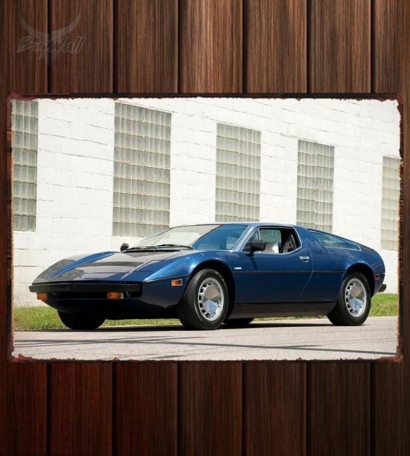 Металлическая табличка Maserati Bora Металлическая табличка Maserati Bora